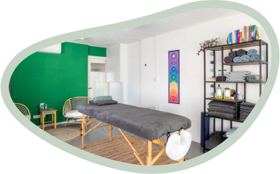 foto van massagetafel in massage therapie praktijk utrecht
